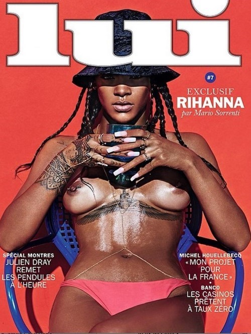 Lui Magazine Rihanna  nude photo