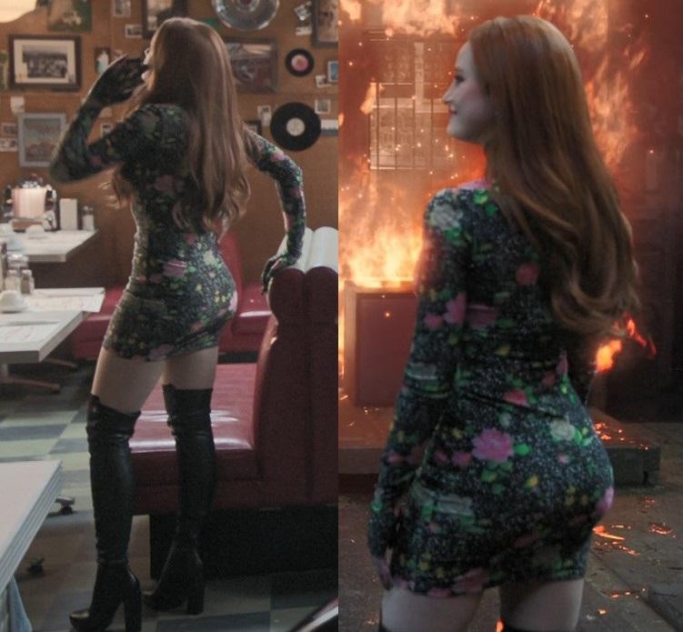 Madelaine Petsch Hot Booty In Short Skirt  nude photo