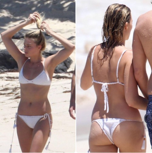 Margot Robbie At A Beach In St Barts (2016)  nude photo