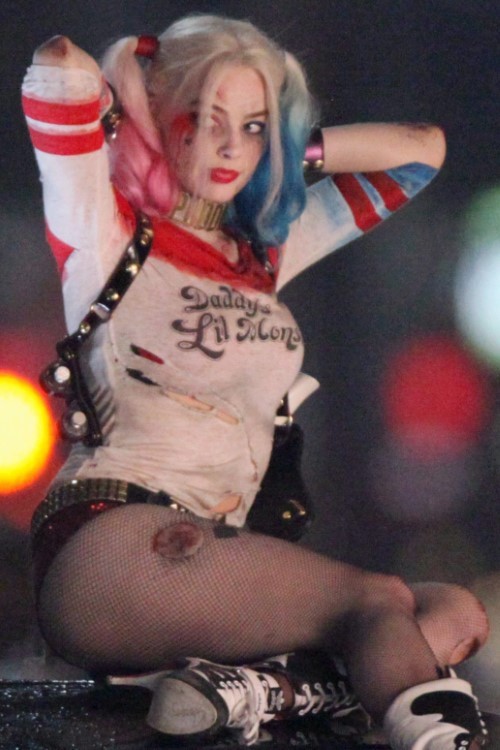 Margot Robbie Suicide Squad Bts  nude photo