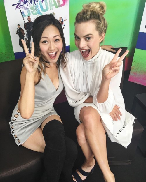 Margot Robbie With Karen Fukuhara  nude photo