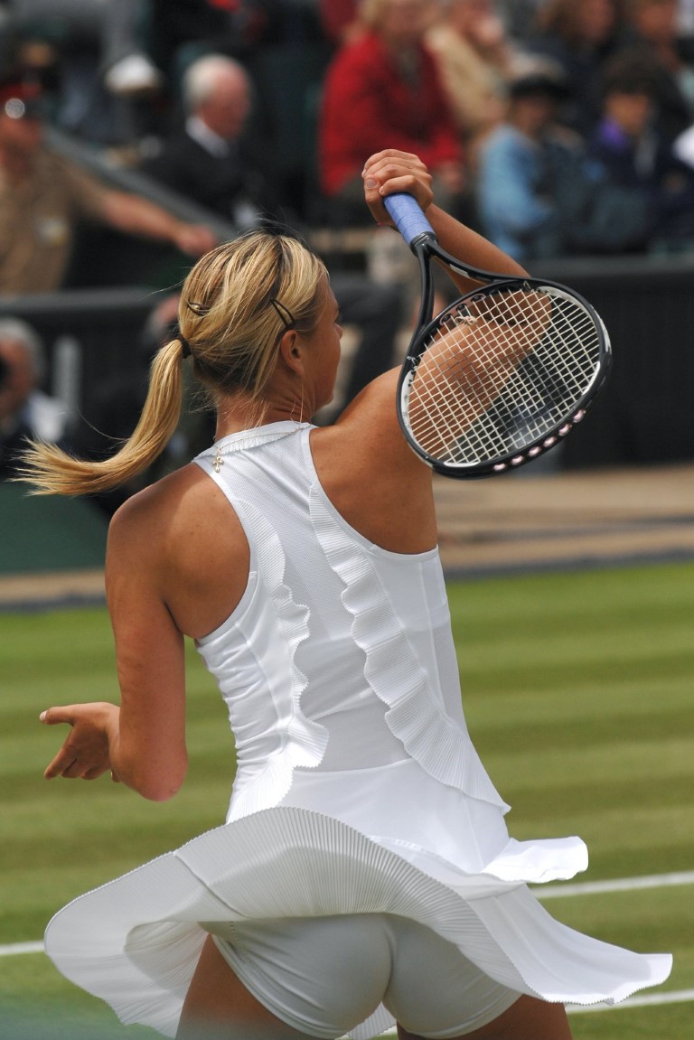 Maria Sharapova Butt Upskirt Panties  nude photo