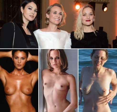 Marion Cotillard Diane Kruger Monica Bellucci  nude photo