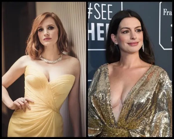 Mature Celebs Turn Me On So Much So Please Help Me Out And Milk Me As Jessica Chastain Or Anne Hathaway  nude photo