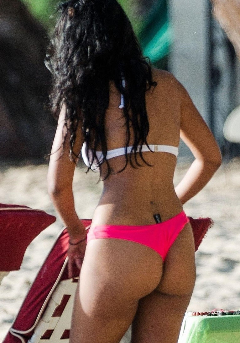 Maya Jama Ass In Thongs  nude photo