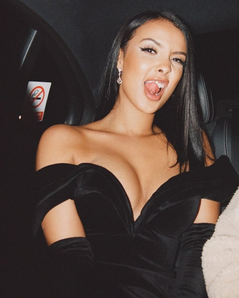 Maya Jama Busty And Naughty  nude photo