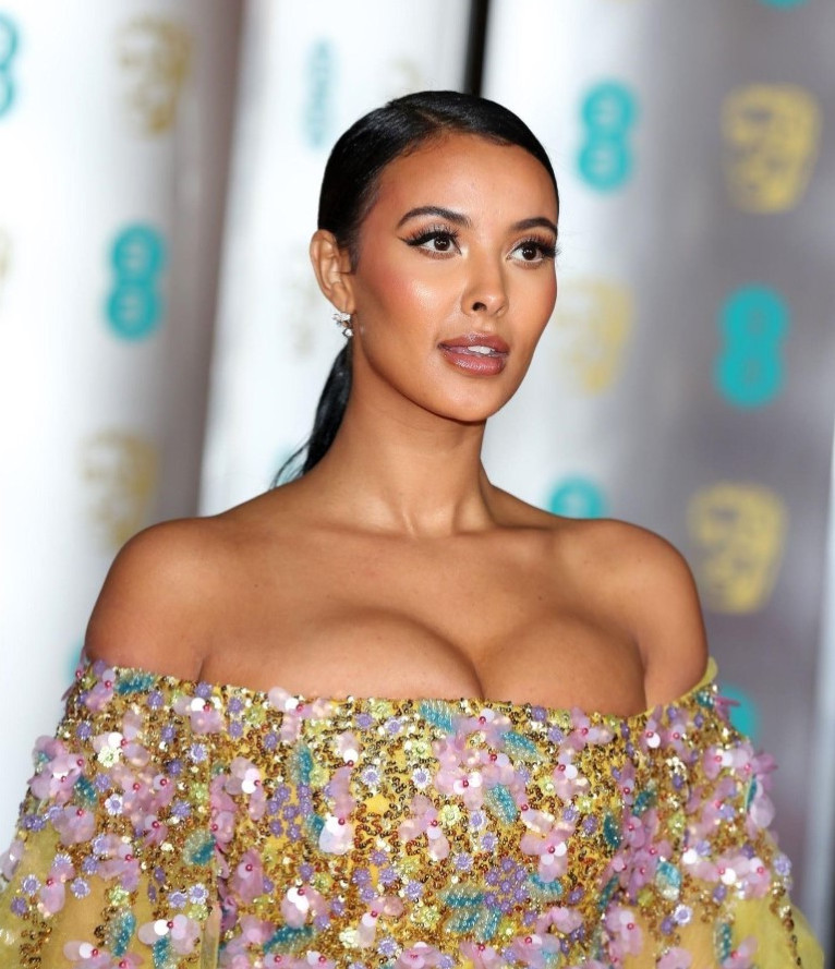 Maya Jama Huge Boobs Cleavage  nude photo