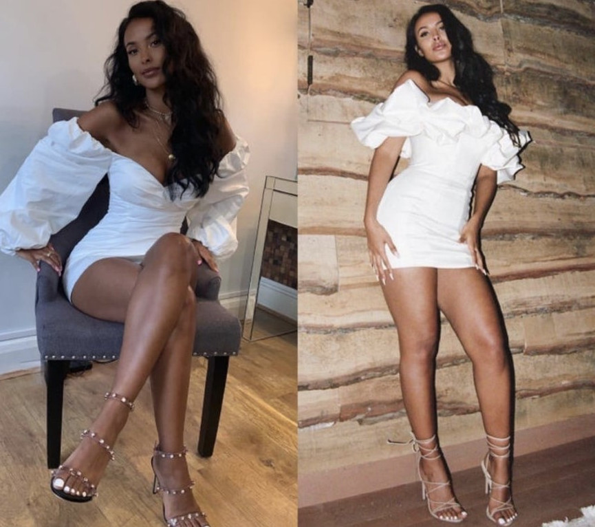 Maya Jama Legs Sexy Upskirt  nude photo