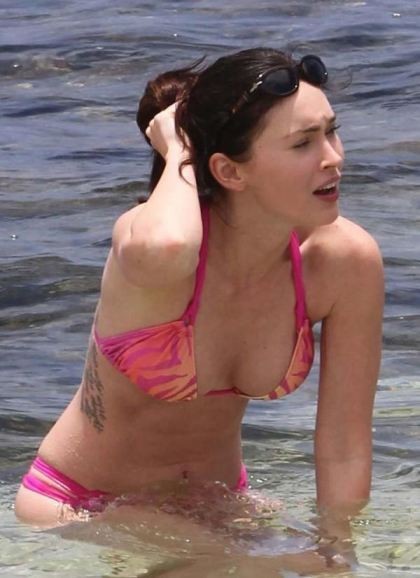 Megan Fox Pink Bikini  nude photo