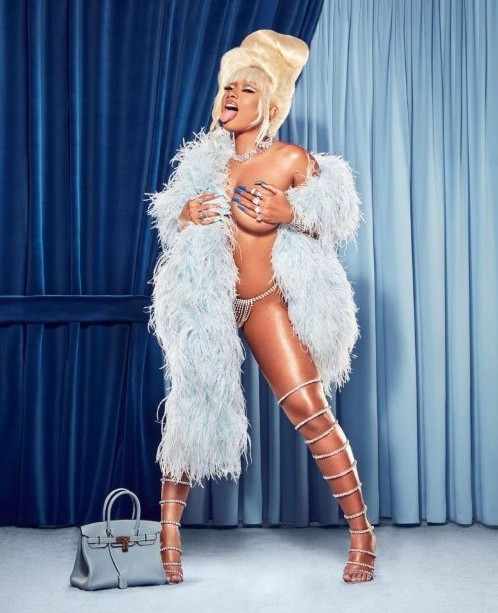 Megan Thee Stallion Braless  nude photo