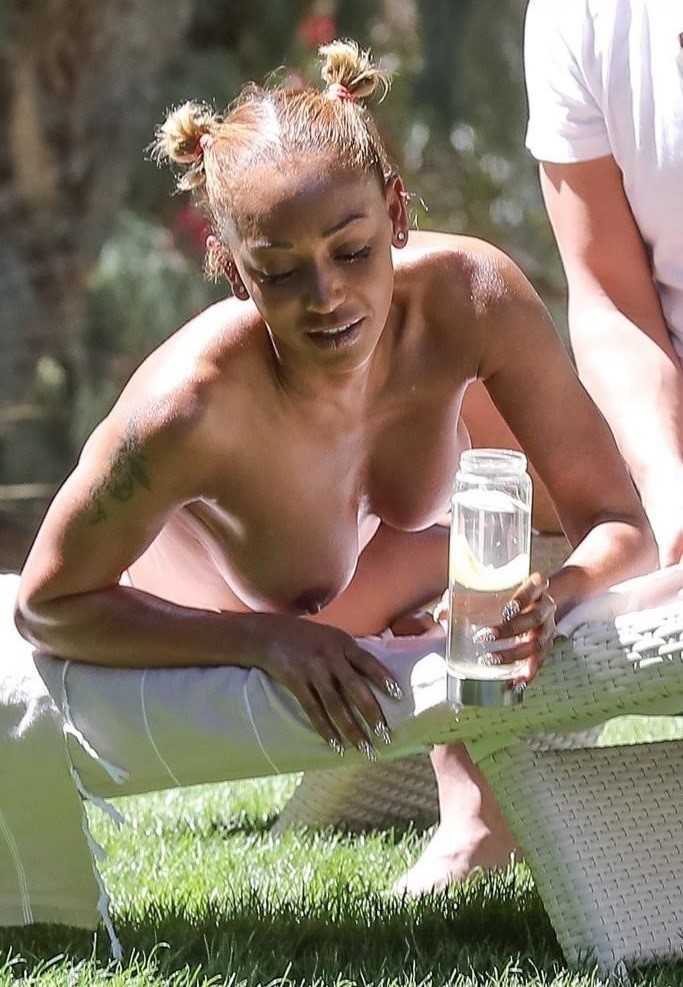 Melanie Brown Nude Tits Topless Sexy Celebrity  nude photo