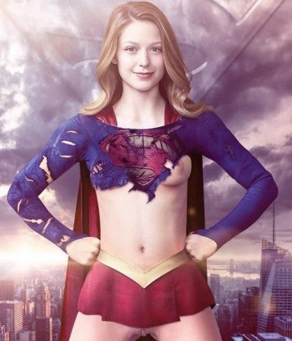 Melissa Benoist Nude For Supergirl  nude photo