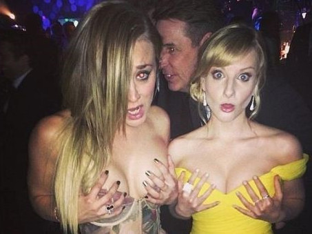Melissa Rauch And Kaley Cuoco  nude photo
