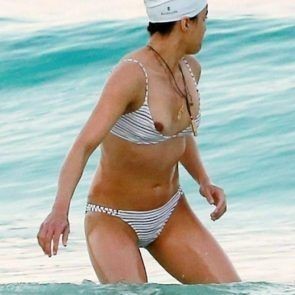 Michelle Rodriguez Actress Wardrobe Malfunction  nude photo