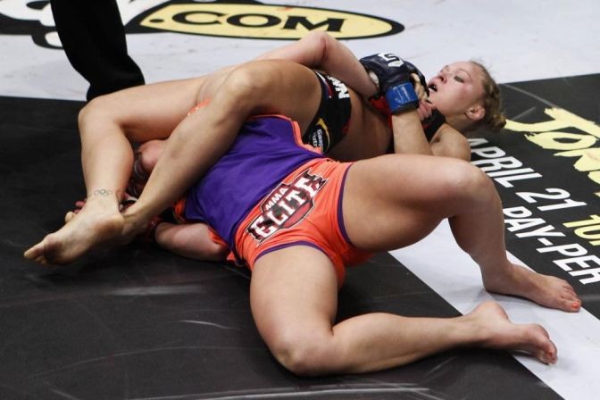 Miesha Tate Ronda Rousey Fight  nude photo