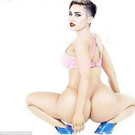 Miley Cyrus As Nicki Minaj  nude photo