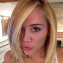 Miley Cyrus Blonde Hair  nude photo