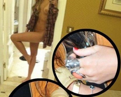 Miley Cyrus Nude Stolen  nude photo