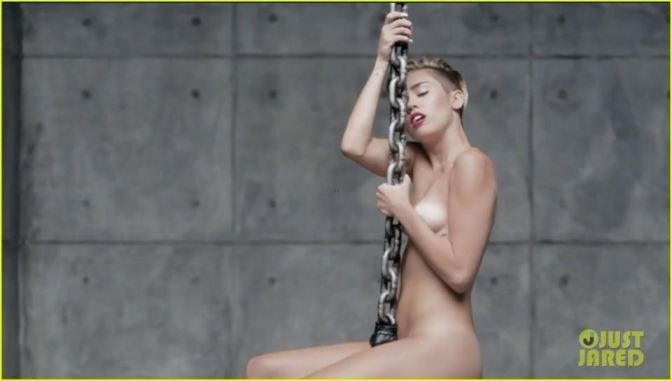 Miley Cyrus Nude Wrecking Ball  nude photo
