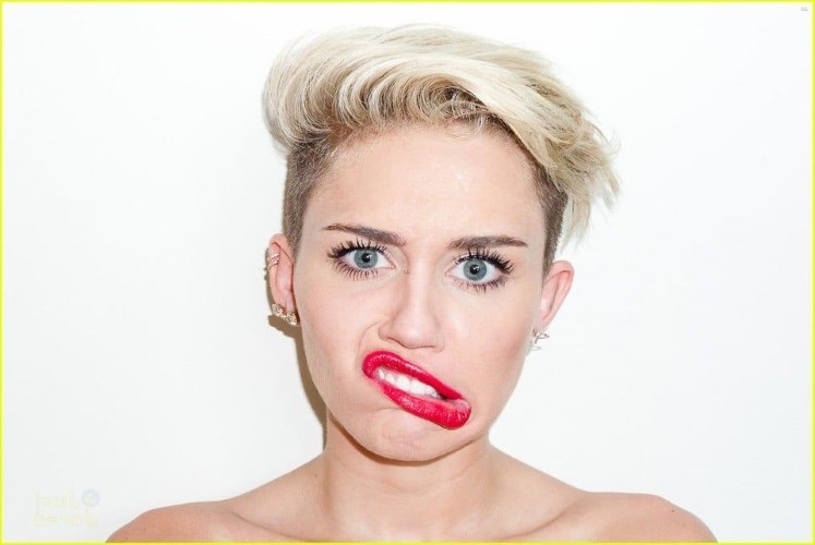 Miley Cyrus Terry Richardson Shoot  nude photo