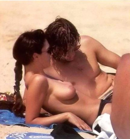 Monica Bellucci Sunbathing Nude  nude photo