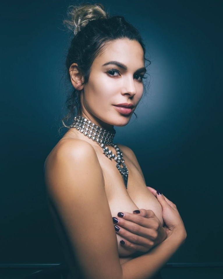 Nadine Velazquez Topless Big Natural Tits  nude photo