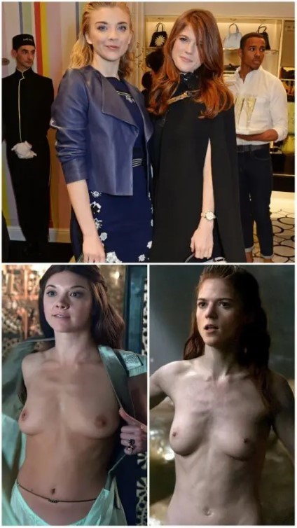 Natalie Dormer Rose Leslie  nude photo