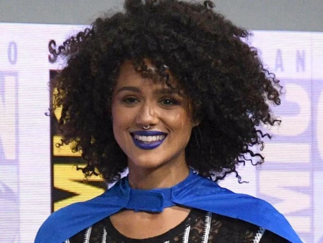 Nathalie Emmanuel Absolutely Stunning With That Blue Lipstick  nude photo