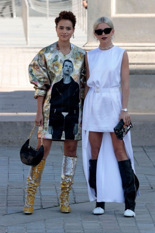 Nathalie Emmanuel At Louis Vuitton Spring Summer 2023 Fashion Show In Paris 2  nude photo