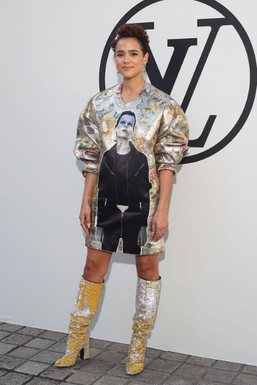 Nathalie Emmanuel At Louis Vuitton Spring Summer 2023 Fashion Show In Paris 4  nude photo