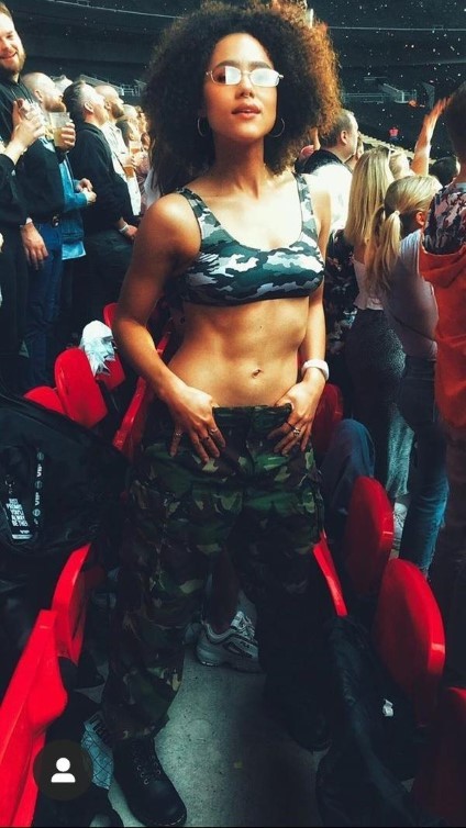 Nathalie Emmanuel At Spice Girls Concert  nude photo