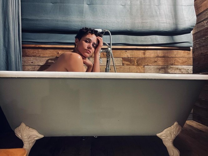 Nathalie Emmanuel Bathtub Beauty  nude photo