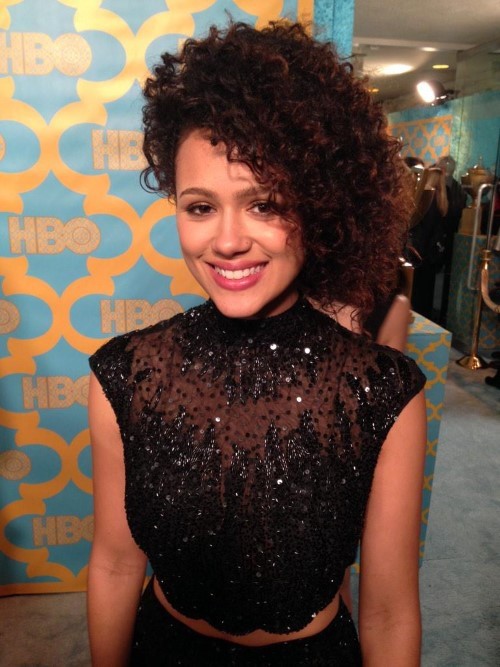 Nathalie Emmanuel Beauty In Black  nude photo