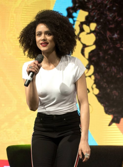 Nathalie Emmanuel ComicCon Argentina  nude photo