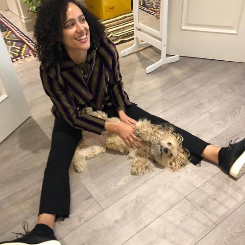 Nathalie Emmanuel Dog 2  nude photo