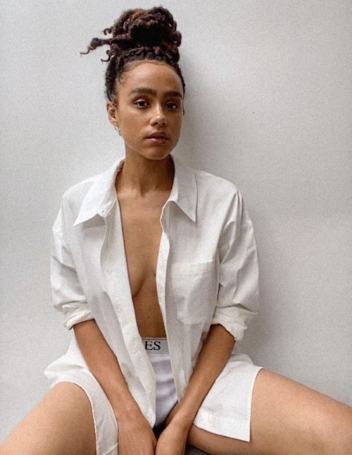 Nathalie Emmanuel Fashion Book July 2020  nude photo