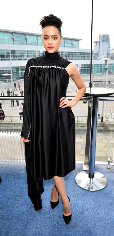 Nathalie Emmanuel GOT Premiere Belfast  nude photo