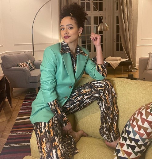 Nathalie Emmanuel Green Jacket 2  nude photo