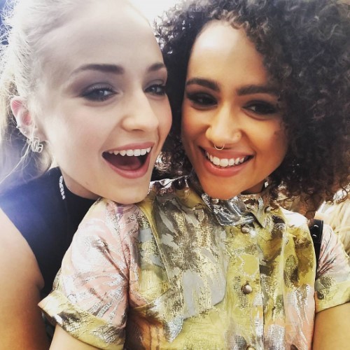 Nathalie Emmanuel Happy Birthday To Sophie Turner Who Turns 25  nude photo