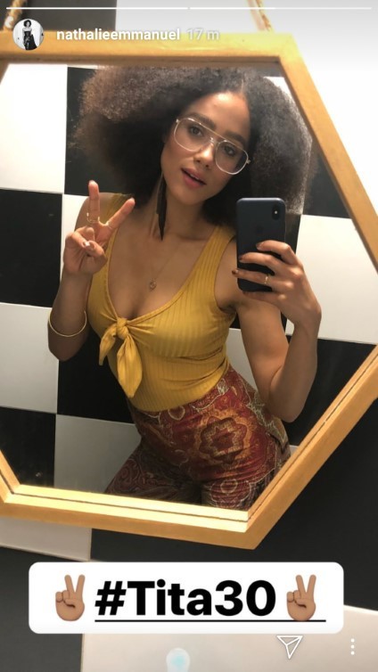 Nathalie Emmanuel Looking So Sexy In New Instagram Story  nude photo
