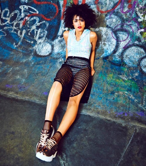 Nathalie Emmanuel Makes Her Legs Look Long Very Long  nude photo