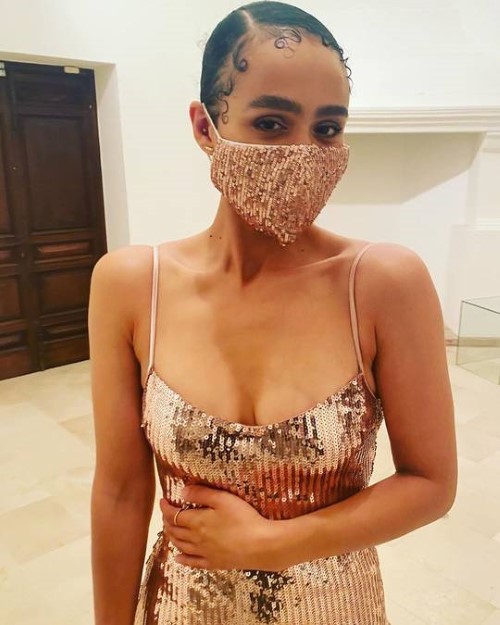Nathalie Emmanuel Masks Can Be Fashion Too  nude photo