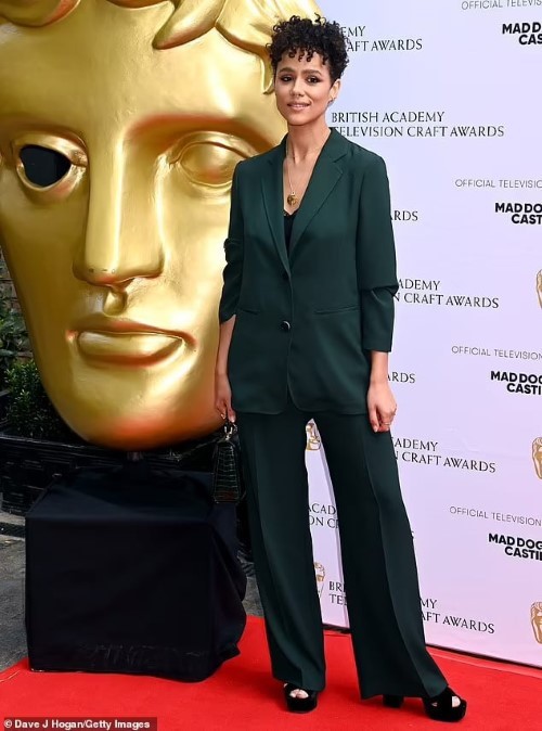 Nathalie Emmanuel New Short Hair At The BAFTA Craft Awards 1  nude photo