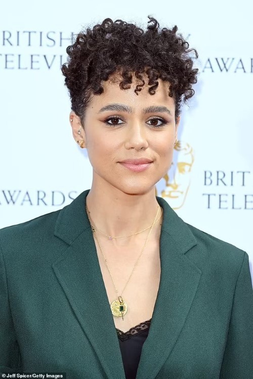 Nathalie Emmanuel New Short Hair At The BAFTA Craft Awards 2  nude photo
