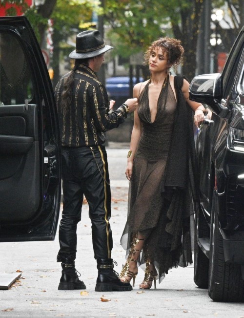 Nathalie Emmanuel On The Set Of Megalopolis In Atlanta 5  nude photo