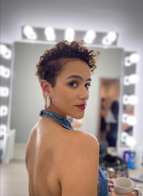 Nathalie Emmanuel Over The Shoulder  nude photo