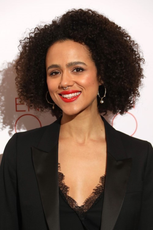 Nathalie Emmanuel Red Lips(3)  nude photo