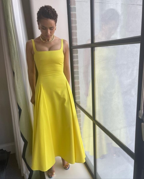 Nathalie Emmanuel Sunny Dress 1  nude photo