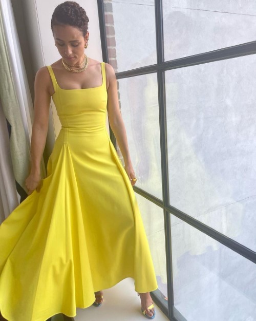 Nathalie Emmanuel Sunny Dress 2  nude photo