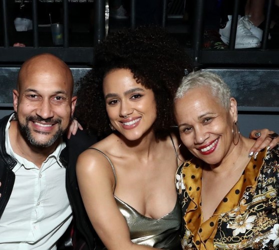 Nathalie Emmanuel With Keegan Michael Key  nude photo